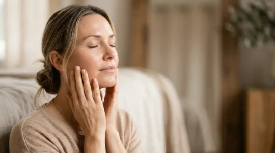 Trattamento viso con peeling enzimatico alla papaya per pelle sensibile luminosa