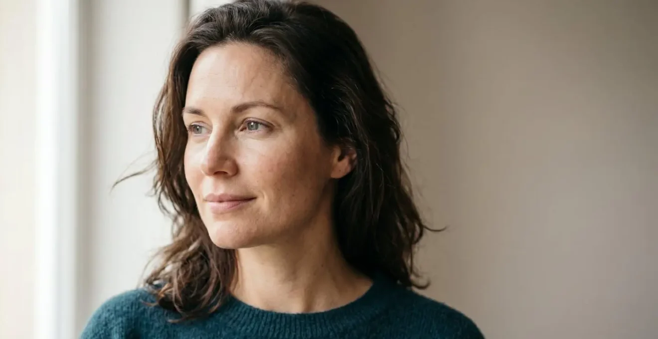 Volto femminile armonioso con enfasi su guance e zigomi naturali, illuminazione morbida che valorizza la struttura facciale