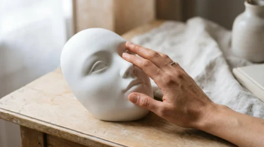 Rappresentazione artistica del concetto di unicità fisionomica nella medicina estetica