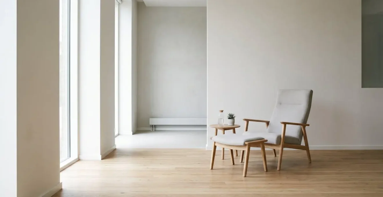 Ambiente minimalista che rappresenta la funzionalità orale e l'articolazione del linguaggio
