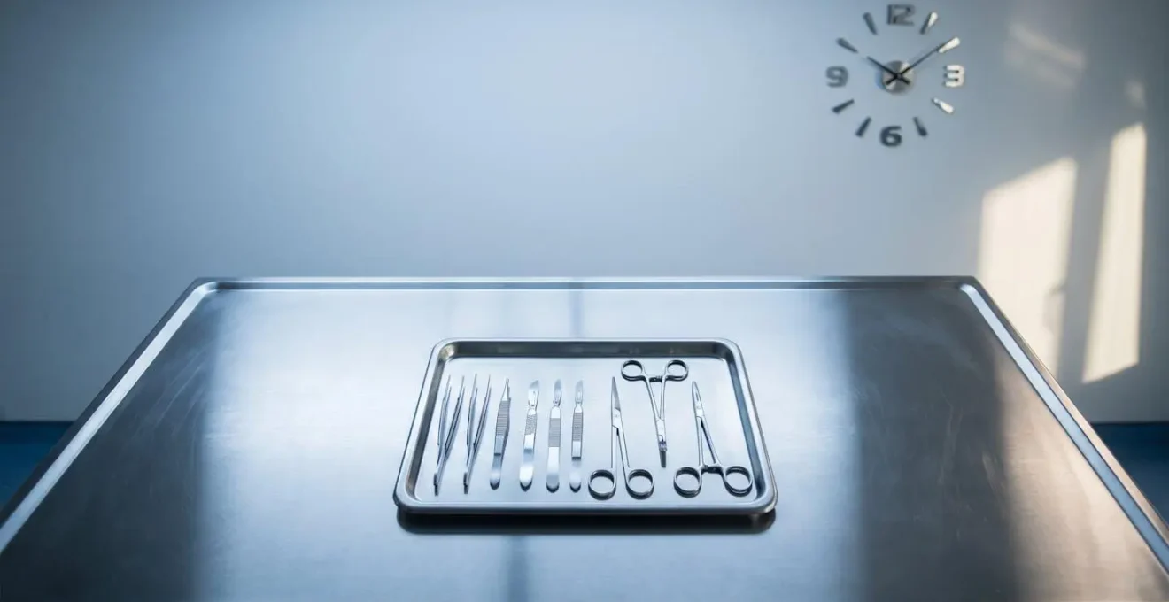 Rappresentazione visiva del concetto di stress fisiologico cumulativo negli interventi chirurgici prolungati