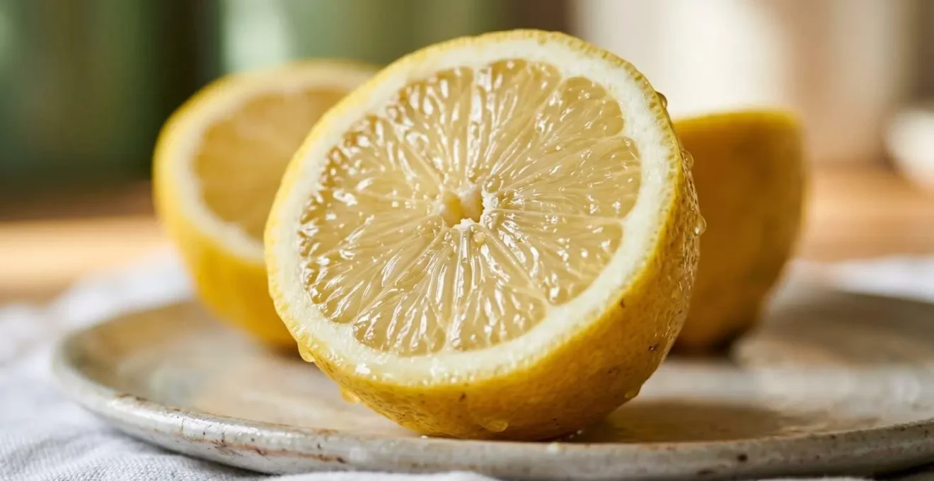 Limoni italiani IGP freschi con buccia organica per la detossificazione epatica mattutina